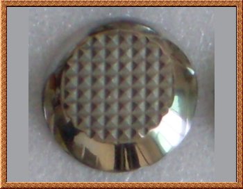 Textured tactile warning stud